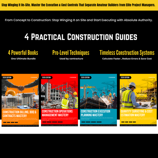 4-in-1 Construction Mastery Bundle (2026 Edition)